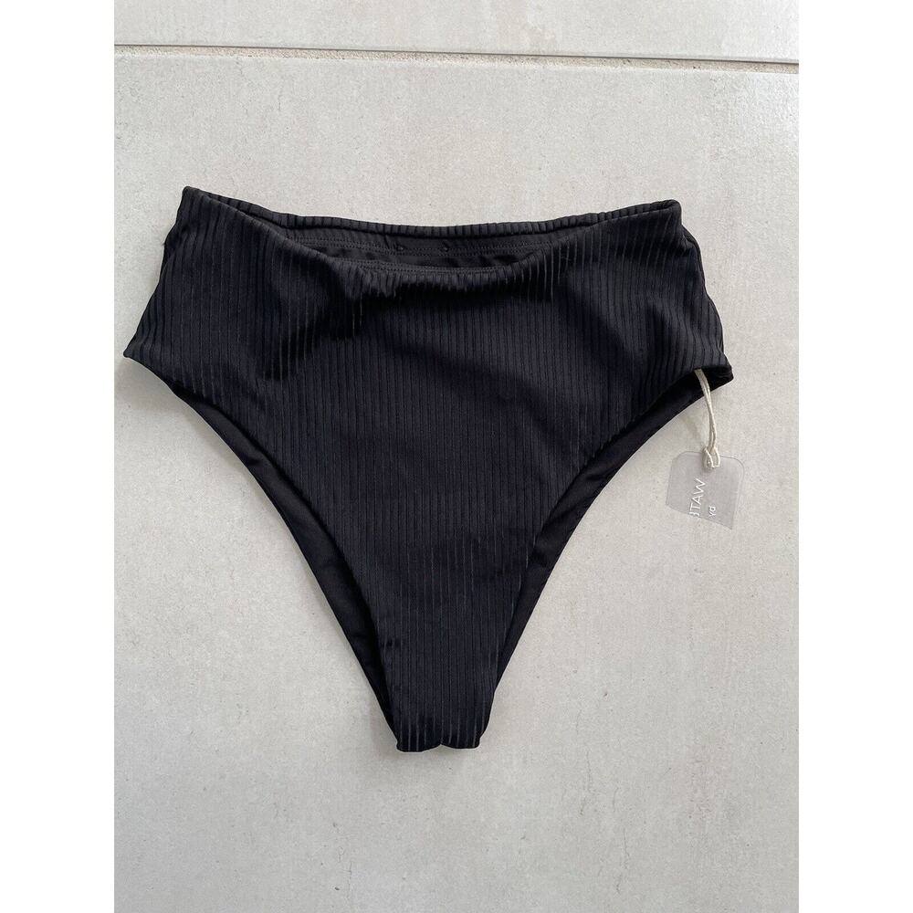 Kenny Flowers Swim Bikini Bottom High Waist Ribbed Mykonos Swimwear